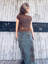 Load image into Gallery viewer, Eucalyptus Knitted Maxi Skirt ~ Cotton ~ XS
