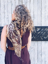 Load image into Gallery viewer, The Merino Silk Whisper Scarf ~ Khaki
