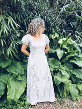 Load image into Gallery viewer, Leafprint Goddess Dress ~ Linen ~ M
