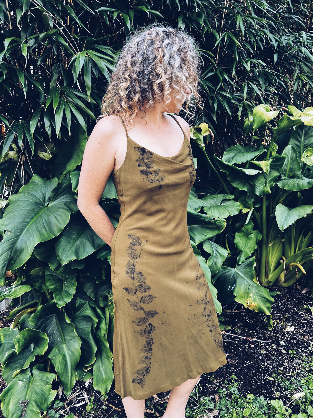 Wild Olive Dress ~ XS/S
