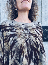 Load image into Gallery viewer, Thread Journeys Draped Shawl Onion Skins &amp; Rust ~ Merino ~ One Size
