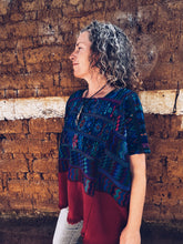 Load image into Gallery viewer, Red &amp; Turquoise Hupile ~ Santa Catarina Palopó ~ Hand woven
