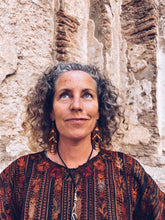 Load image into Gallery viewer, Bronze color Glass Beaded Earrings ~ Handmade in Guatemala
