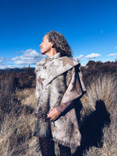 Load image into Gallery viewer, Wool Blanket Wrap/Scarf/Poncho ~ Pink tones
