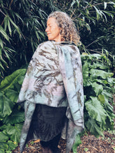 Load image into Gallery viewer, Wearable Wool Blanket Poncho ~ Pastel tones
