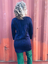 Load image into Gallery viewer, Purple Tunic Dress ~ Merino ~ S/M
