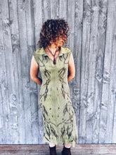 Load image into Gallery viewer, Wild Green Dress ~ Viscose ~ M ~ NEW
