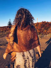 Load image into Gallery viewer, Wool Blanket Wrap/Scarf/Poncho ~ Maple &amp; Gum
