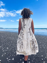 Load image into Gallery viewer, Cream Tiered Dress ~ Linen ~ M/L Wild Botanica
