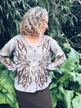Load image into Gallery viewer, Grey Firey Eucalyptus Jersey ~ Cashmere Wool ~ L/XL ~ NEW

