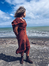 Load image into Gallery viewer, Burnt Orange Dress ~ Linen ~ S/M Wild Botanica
