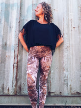 Load image into Gallery viewer, Thread Journeys Oak leaf Leggings ~ Merino ~ L ~ New
