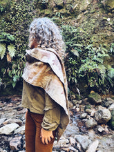 Load image into Gallery viewer, Wool Blanket Wrap/Scarf/Poncho ~ Liquid Amber

