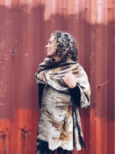 Load image into Gallery viewer, Wool Blanket Wrap/Scarf/Poncho ~ Avocado
