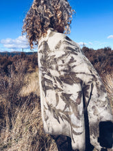 Load image into Gallery viewer, Wool Blanket Wrap/Scarf ~ Liquid Amber &amp; Eucalyptus
