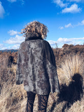Load image into Gallery viewer, Wild Grey Cape ~ Wool ~ S/M/L
