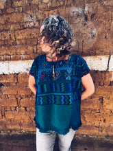 Load image into Gallery viewer, Turquoise Hupile ~ Santa Catarina Palopó ~ Hand woven
