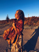 Load image into Gallery viewer, Wool Blanket Wrap/Scarf/Poncho ~ Maple &amp; Gum
