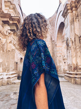 Load image into Gallery viewer, Intricate Blue Hupile ~ Santa Catarina Palopó ~ Hand woven
