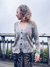 Load image into Gallery viewer, Grey Cashmere Cardigan ~ Cashmere Wool ~ S/M/L ~ NEW
