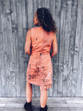 Load image into Gallery viewer, Embroidered pink dress ~ Linen ~ L Homegrown Botanica
