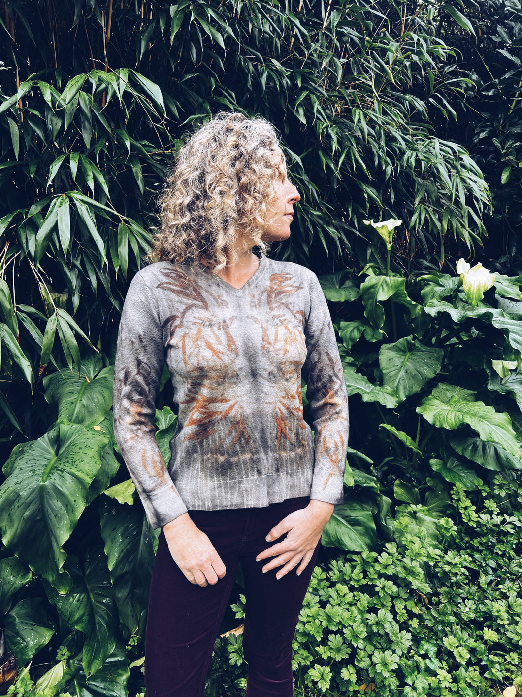 Wild Autumn Jersey ~ Merino ~ XS/S Homegrown Botanica