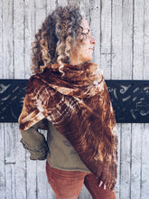 Load image into Gallery viewer, The Ethereal Merino Silk Wrap ~ Onion Skins
