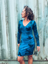 Load image into Gallery viewer, Wild Oak Blue Dress ~ Merino ~ XS/S Wild Botanica
