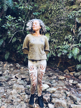 Load image into Gallery viewer, Thread Journeys Eucalyptus Leggings ~ Merino ~ S/M ~ New

