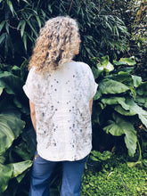 Load image into Gallery viewer, Cream Gum shirt ~ Linen ~ L/XL Homegrown Botanica
