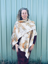 Load image into Gallery viewer, Wool Blanket Wrap/Scarf/Poncho ~ Eucalyptus
