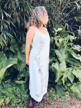 Load image into Gallery viewer, Aqua Strappy Eucalyptus Dress ~ Linen ~ L
