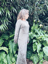 Load image into Gallery viewer, Khaki Maxi Dress ~ Linen/Cotton ~ Size L ~ NEW
