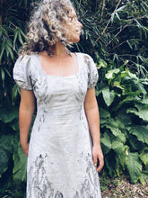 Load image into Gallery viewer, Leafprint Goddess Dress ~ Linen ~ M

