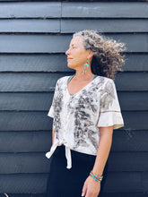 Load image into Gallery viewer, Eucalyptus Top ~ Linen ~ S/M Wild Botanica
