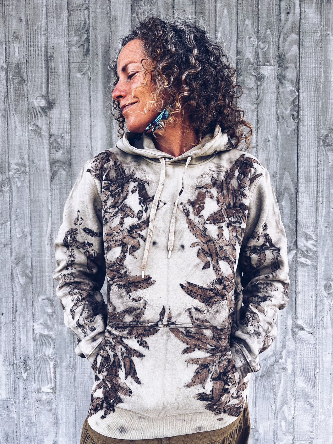 Gum Grey Hoody ~ Cotton ~ S ~ NEW Homegrown Botanica