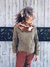 Load image into Gallery viewer, The Ethereal Merino Silk Wrap ~ Onion Skins
