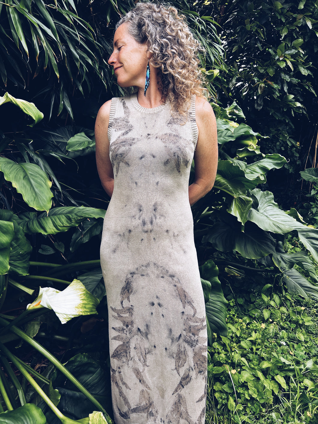 Wild Knit Maxi Dress ~ Cotton ~ S/M ~ NEW Wild Botanica