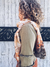 Load image into Gallery viewer, The Merino Silk Whisper Scarf ~ Onion Skins
