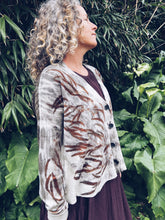 Load image into Gallery viewer, Firey Eucalyptus Cardigan ~ Cashmere Wool ~ L/XL ~ NEW
