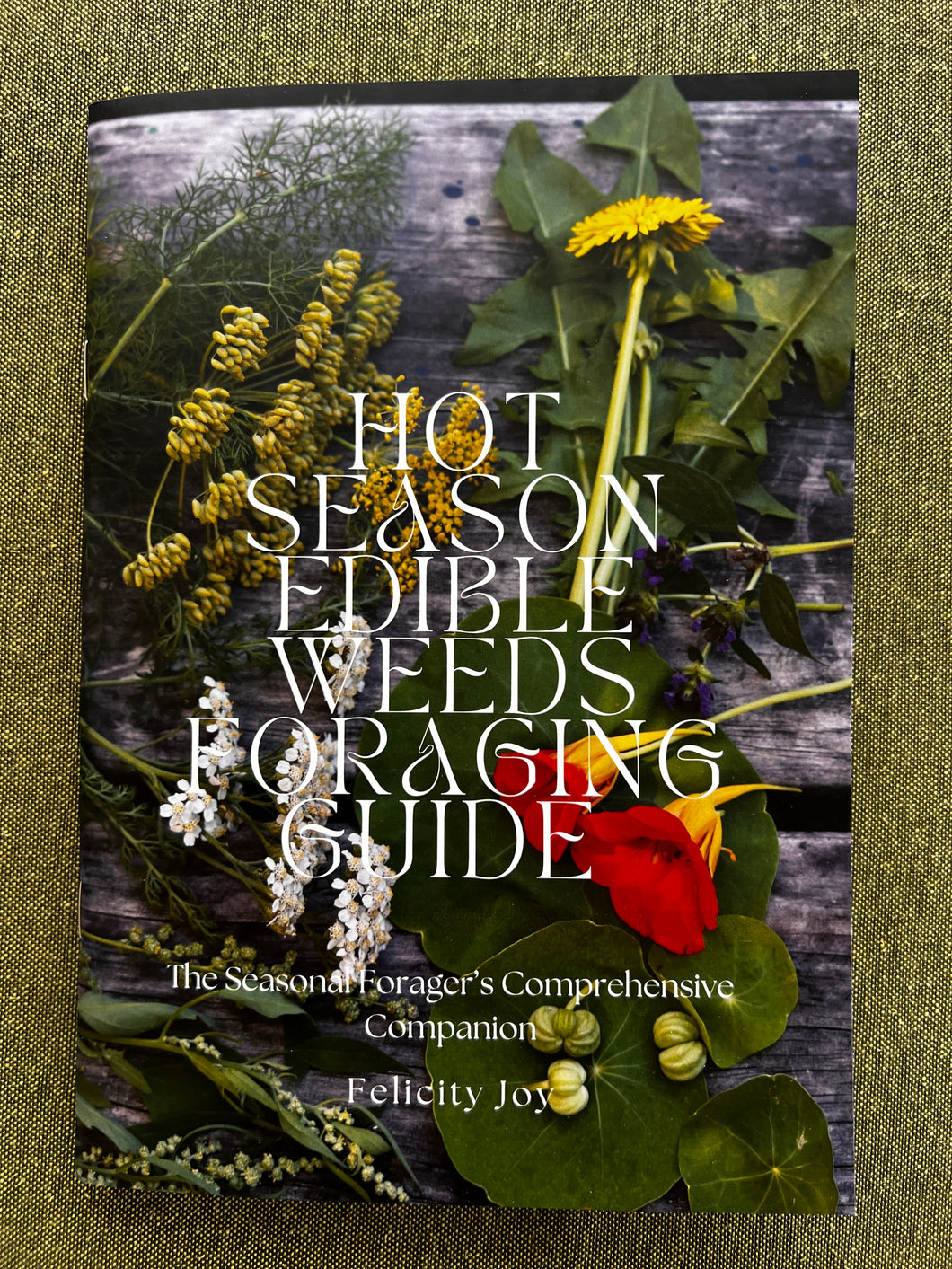4 x Foraging Guides Bundle: Edible Weeds + Trees Homegrown Botanica