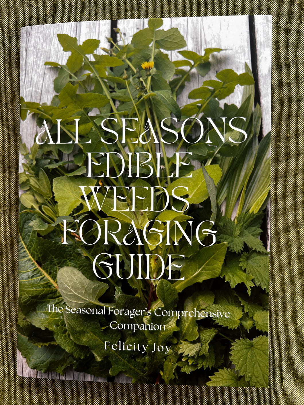 4 x Foraging Guides Bundle: Edible Weeds + Trees Homegrown Botanica