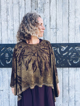 Load image into Gallery viewer, Thread Journeys Draped Shawl Khaki ~ Merino ~ One Size

