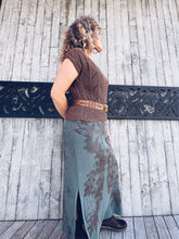 Load image into Gallery viewer, Eucalyptus Knitted Maxi Skirt ~ Cotton ~ XL
