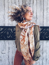 Load image into Gallery viewer, The Merino Silk Whisper Scarf ~ Onion Skins
