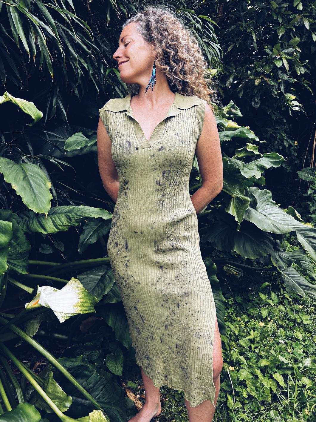 Wild Green Dress ~ M/L ~ NEW Wild Botanica