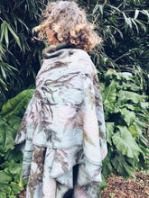 Load image into Gallery viewer, Wearable Wool Blanket Poncho ~ Pastel tones
