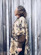 Load image into Gallery viewer, Wool Blanket Wrap/Poncho ~ Oak ~ Xtra long

