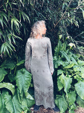 Load image into Gallery viewer, Khaki Maxi Dress ~ Linen/Cotton ~ Size L ~ NEW

