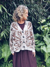 Load image into Gallery viewer, Firey Eucalyptus Cardigan ~ Cashmere Wool ~ L/XL ~ NEW
